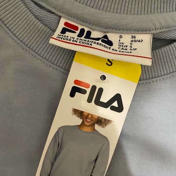 Fila Pastel Blue Crewneck Sweatshirt - Picture 5 of 6